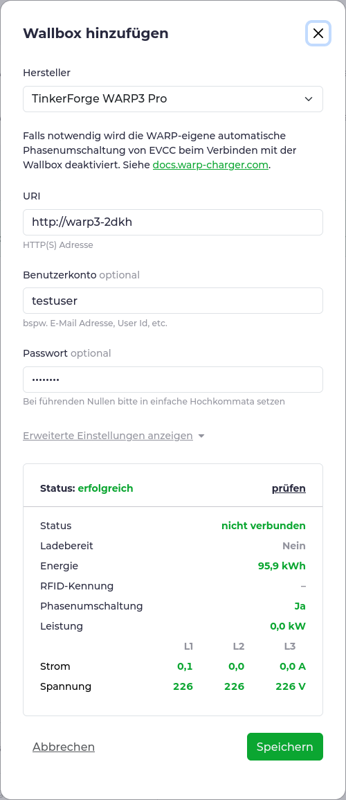 EVCC-Web-UI-Screenshot