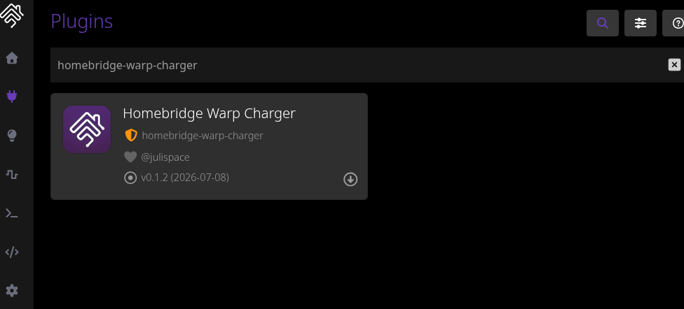 Plugin search